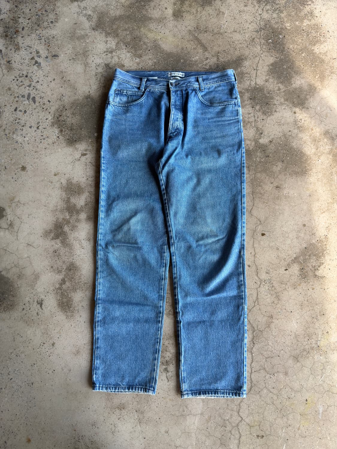 90s 스톤 아일랜드 데님 green edge *rare 상품이미지2