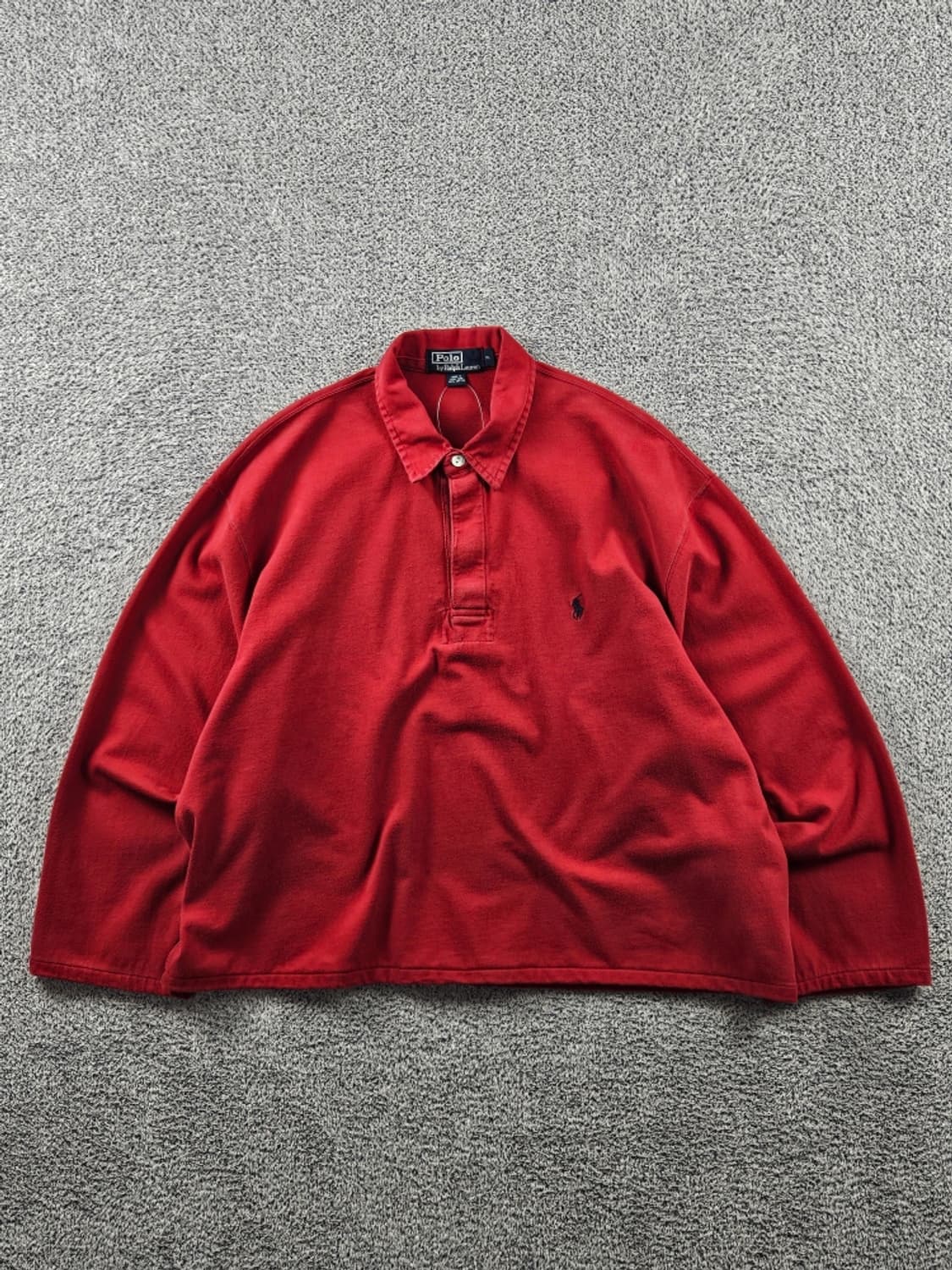 폴로랄프로렌 크롭 커스텀 럭비 티셔츠 ( XL ) / 11418 상품이미지1