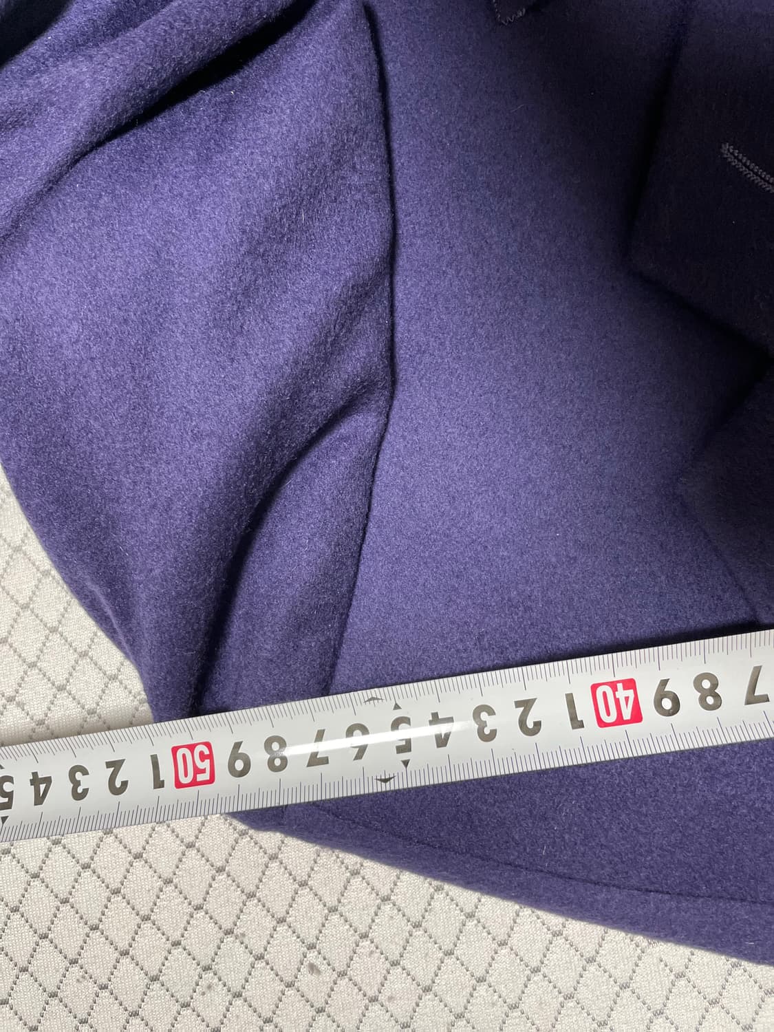 캐시미어 100% 퍼플 블레이저 IT46 상품이미지4