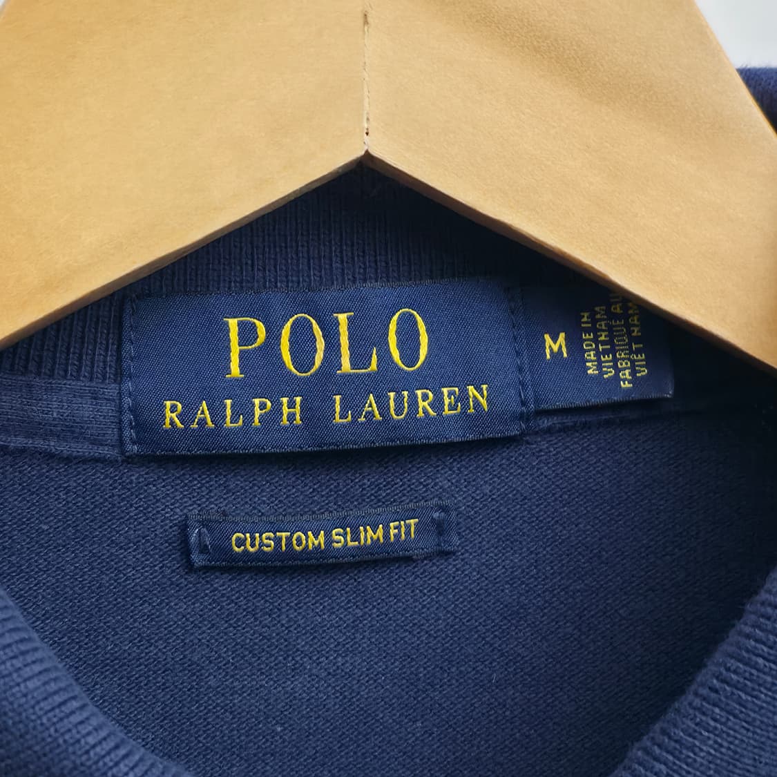[M] 폴로 랄프로렌 빅포니 긴팔 카라티 네이비 상품이미지5