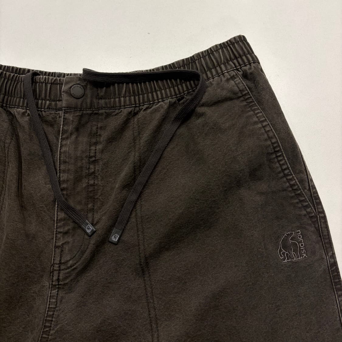 [XL] 노르디스크 코튼 워싱 카키색 면바지 B427 상품이미지3