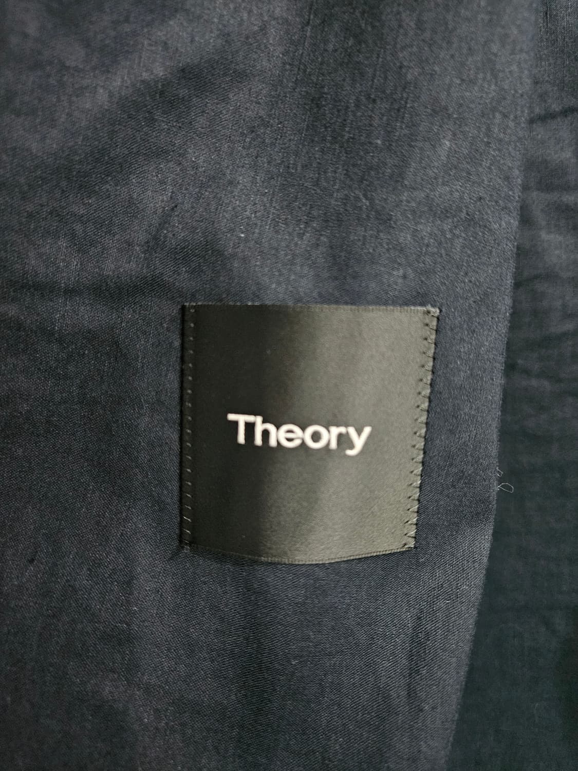 띠어리 네이비 남성 46 린넨 정장자켓  상품이미지3