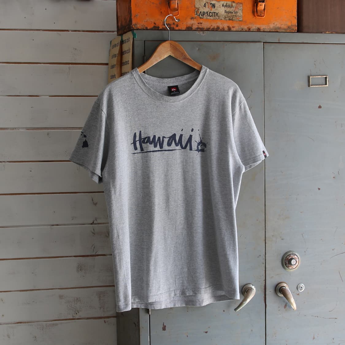 (착용컷) QUIKSILVER 하와이 반팔 티셔츠 (남성용 100) 상품이미지1