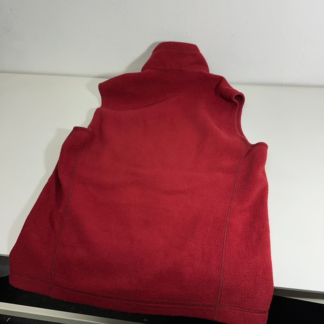 M 파타고니아 신칠라 버건디 후리스 조끼 상품이미지4
