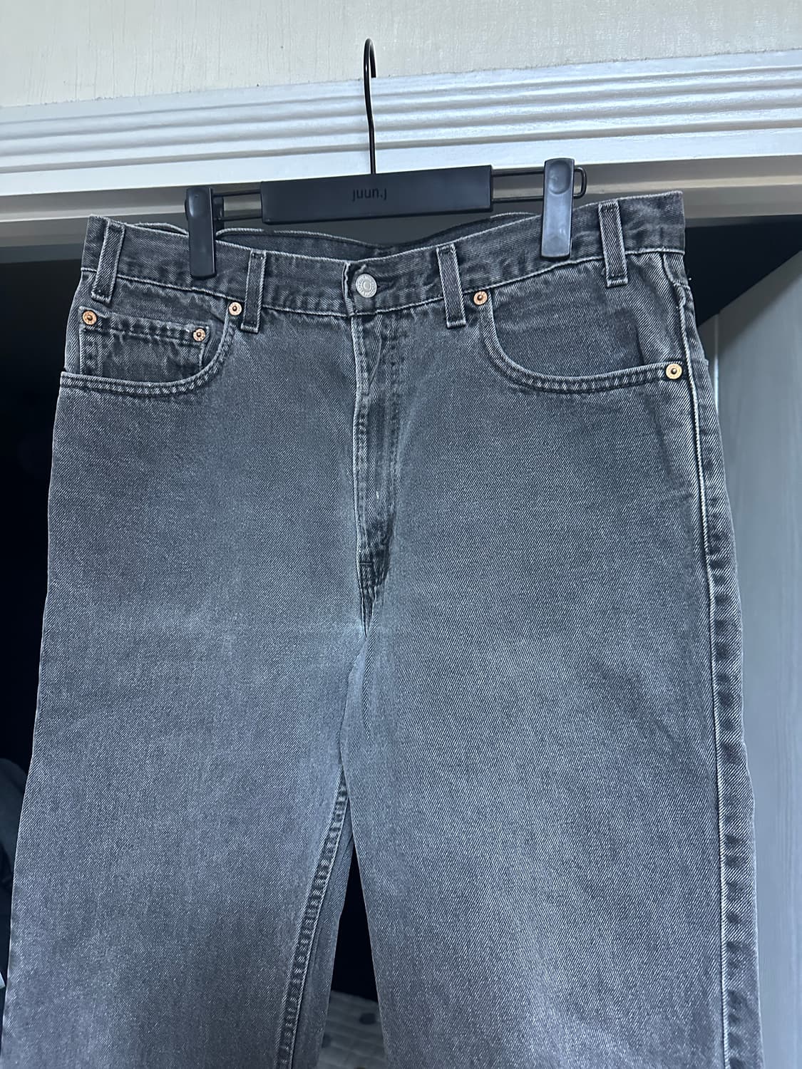 [36X32] 90s 빈티지 리바이스 517 흑청 상품이미지2