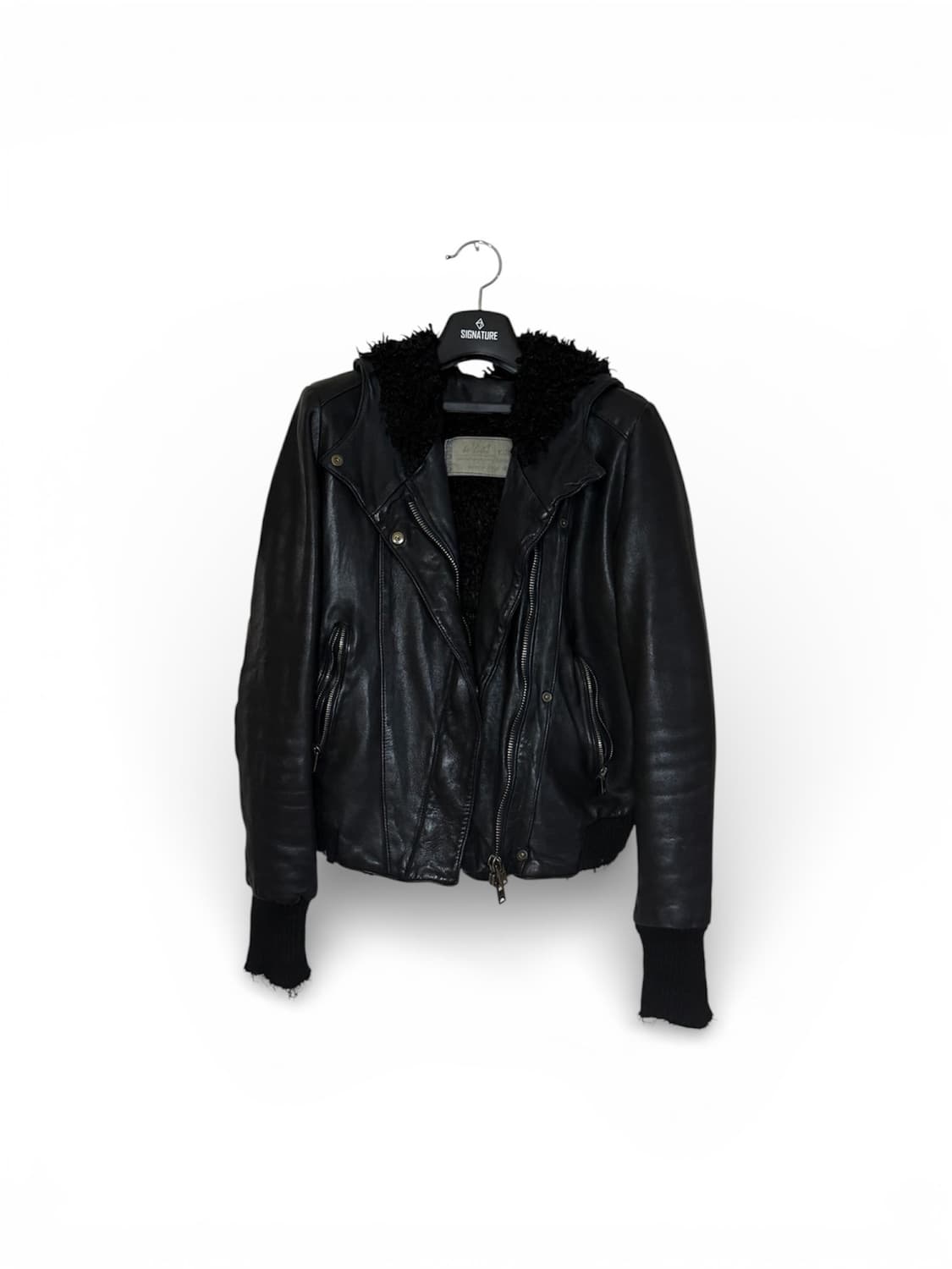 Giorgio Brato AW2001 Fur Leather Jacket 상품이미지1