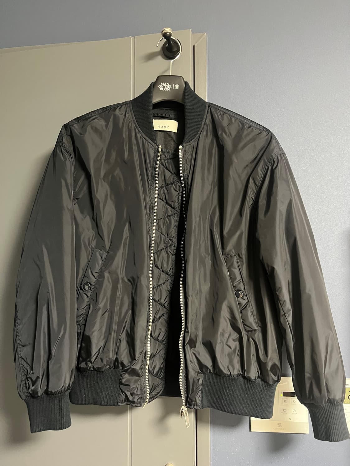 6397네이비 봄버자켓 상품이미지1