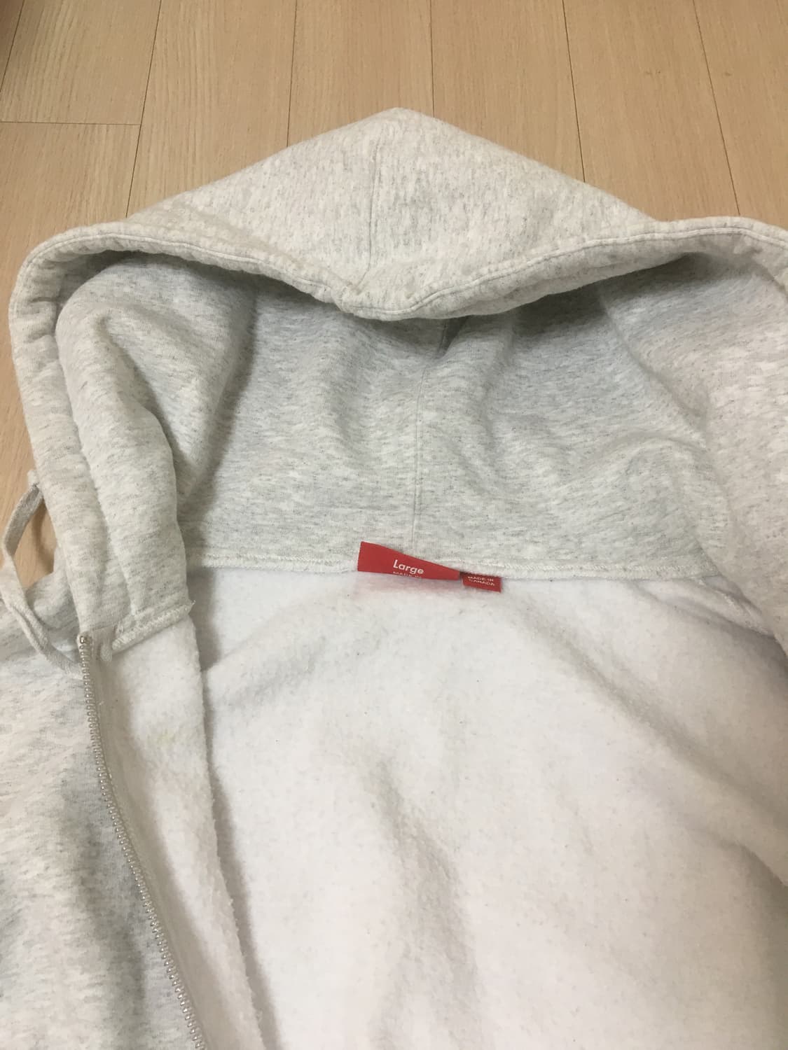 슈프림 스몰 박스 집업 후드 24FW 상품이미지3