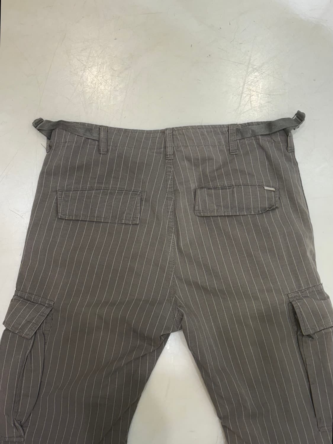 00s 스투시 스트라이프 카고 팬츠 상품이미지4