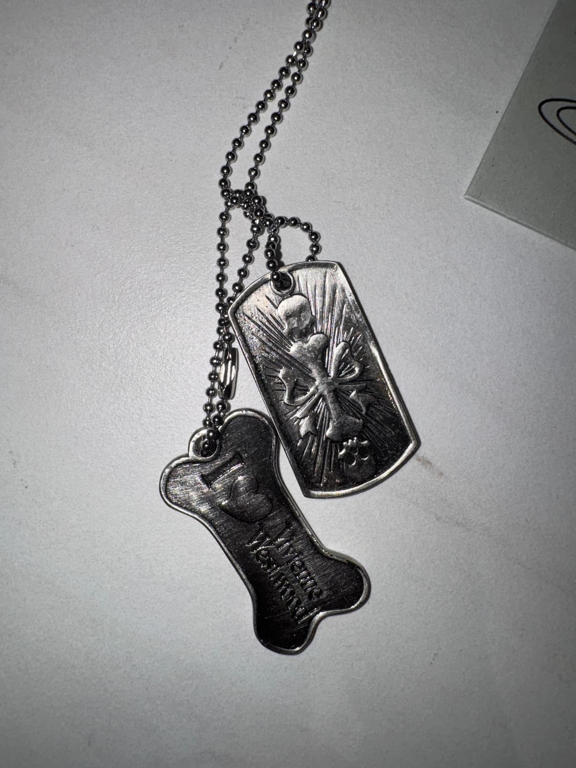 비비안웨스트우드 군번줄 목걸이 정품 상품이미지3