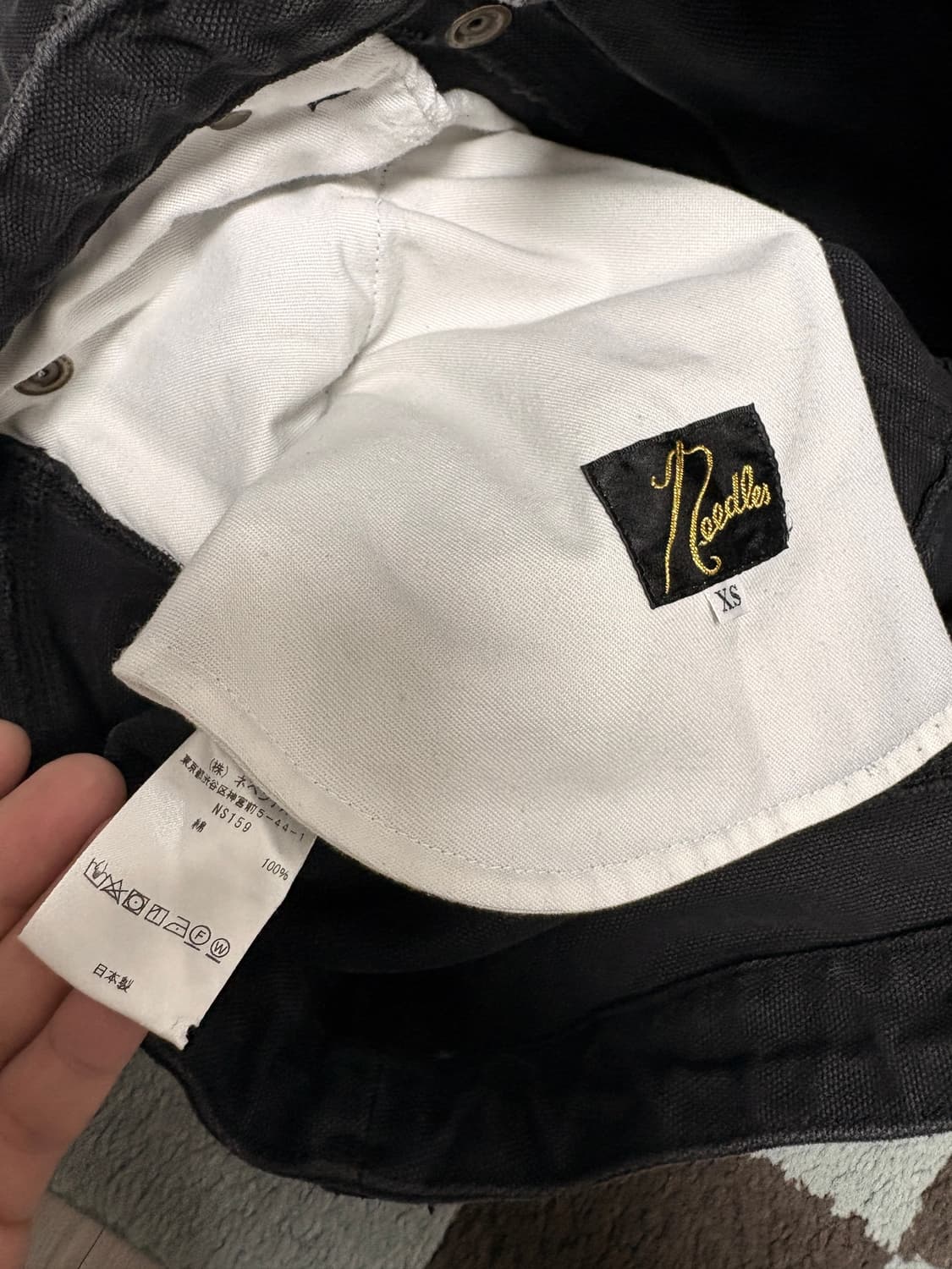 니들스 hd 에이프런 팬츠 코튼캔버스 16oz xs 상품이미지3