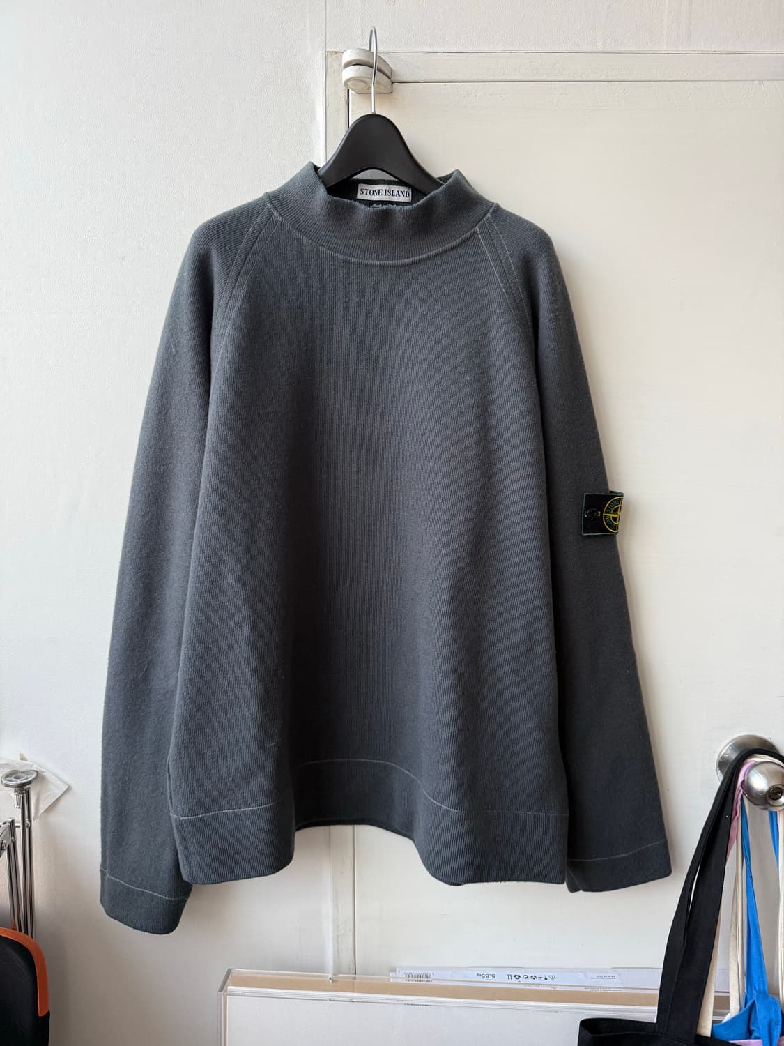 98SS 스톤아일랜드 아카이브 니트 그레이 상품이미지1