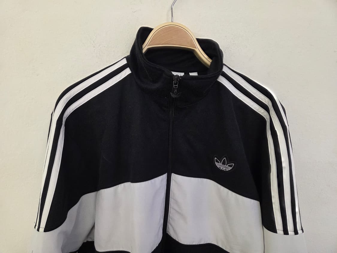아디다스 삼선 배색 트랙탑 M 상품이미지2