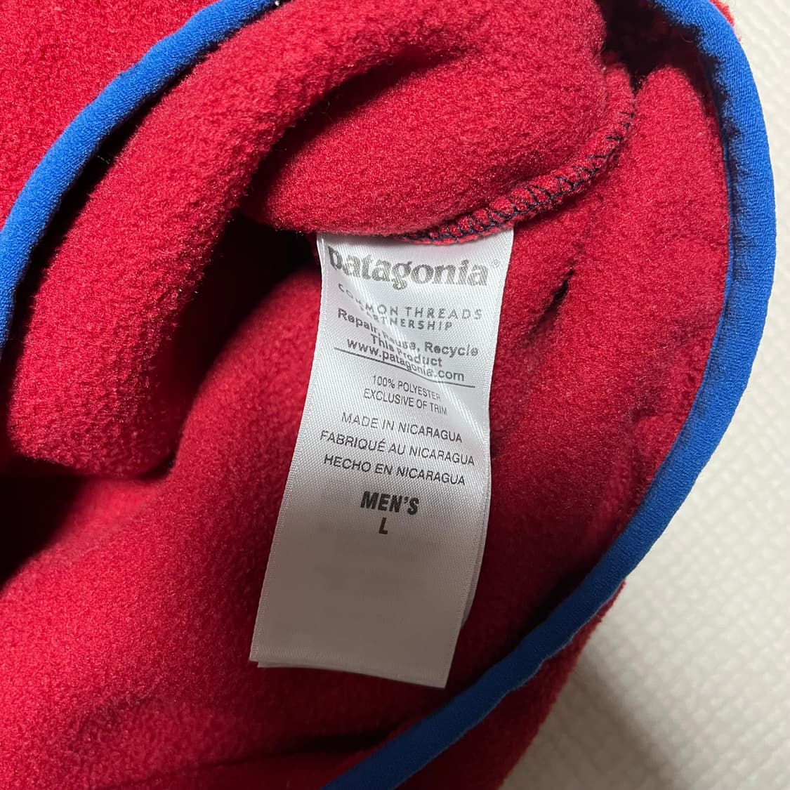 파타고니아 신칠라 네이비/레드 상품이미지4