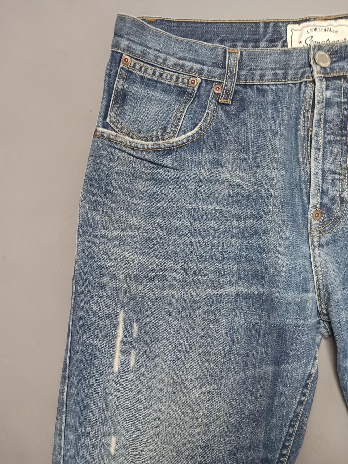 [36] 리바이스 시그니처 데미지 스테이 루즈진 청바지 상품이미지2