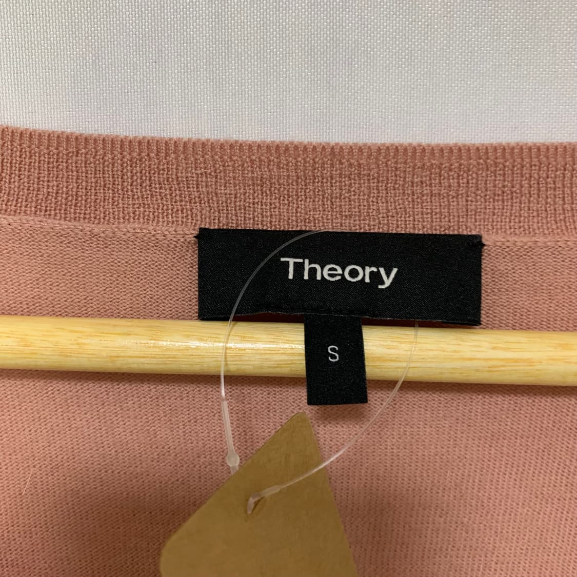 띠어리 브이넥 빈티지 인디핑크 긴팔 니트 S 상품이미지5