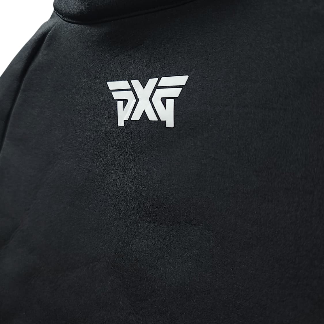 [M] PXG 화이트&블랙 경량기모 하이브리드 반집업 상품이미지6