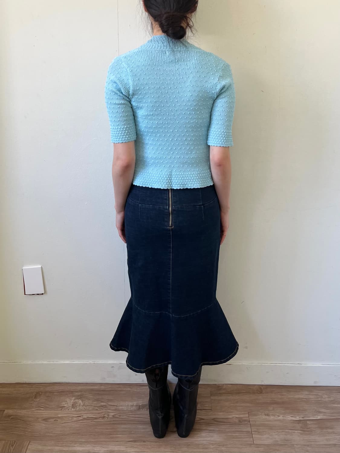 MIIA 데님 코르셋 스커트 상품이미지9