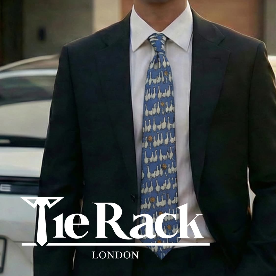 뷰포트(타이랙)  블루 오리 모티브 넥타이 9.7cm A등급 K2313
 상품이미지1