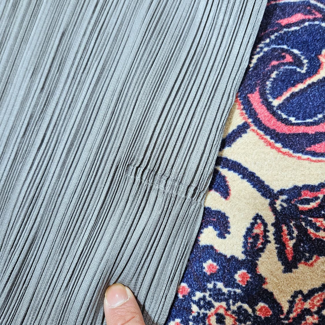 (국내매장) 플리츠플리즈 7부 라운드넥 셔츠 4size 상품이미지5