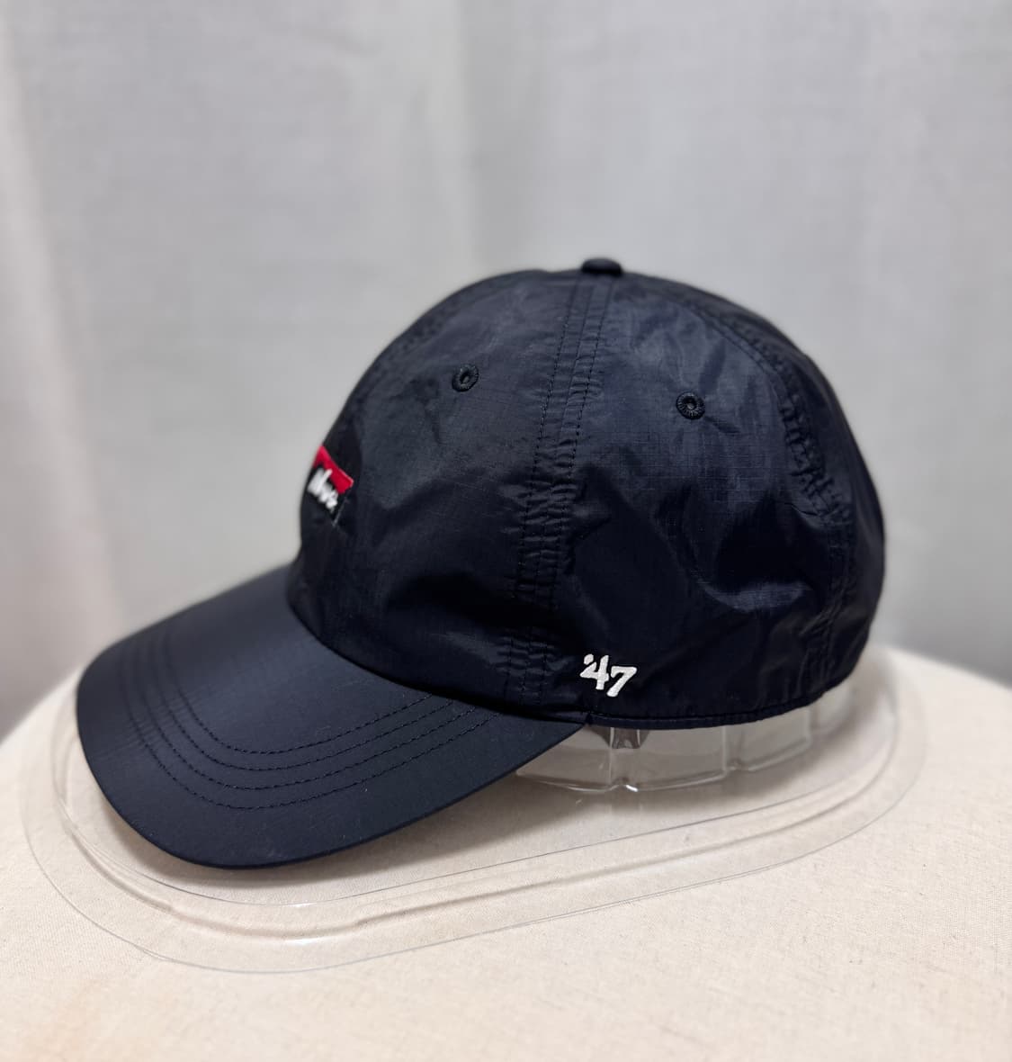 난가 나일론 볼캡 블랙 상품이미지2