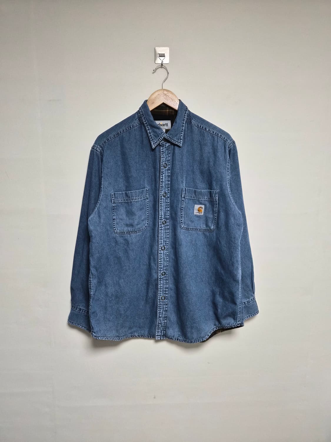 칼하트Carhartt 데님 셔츠 M - S255 상품이미지1