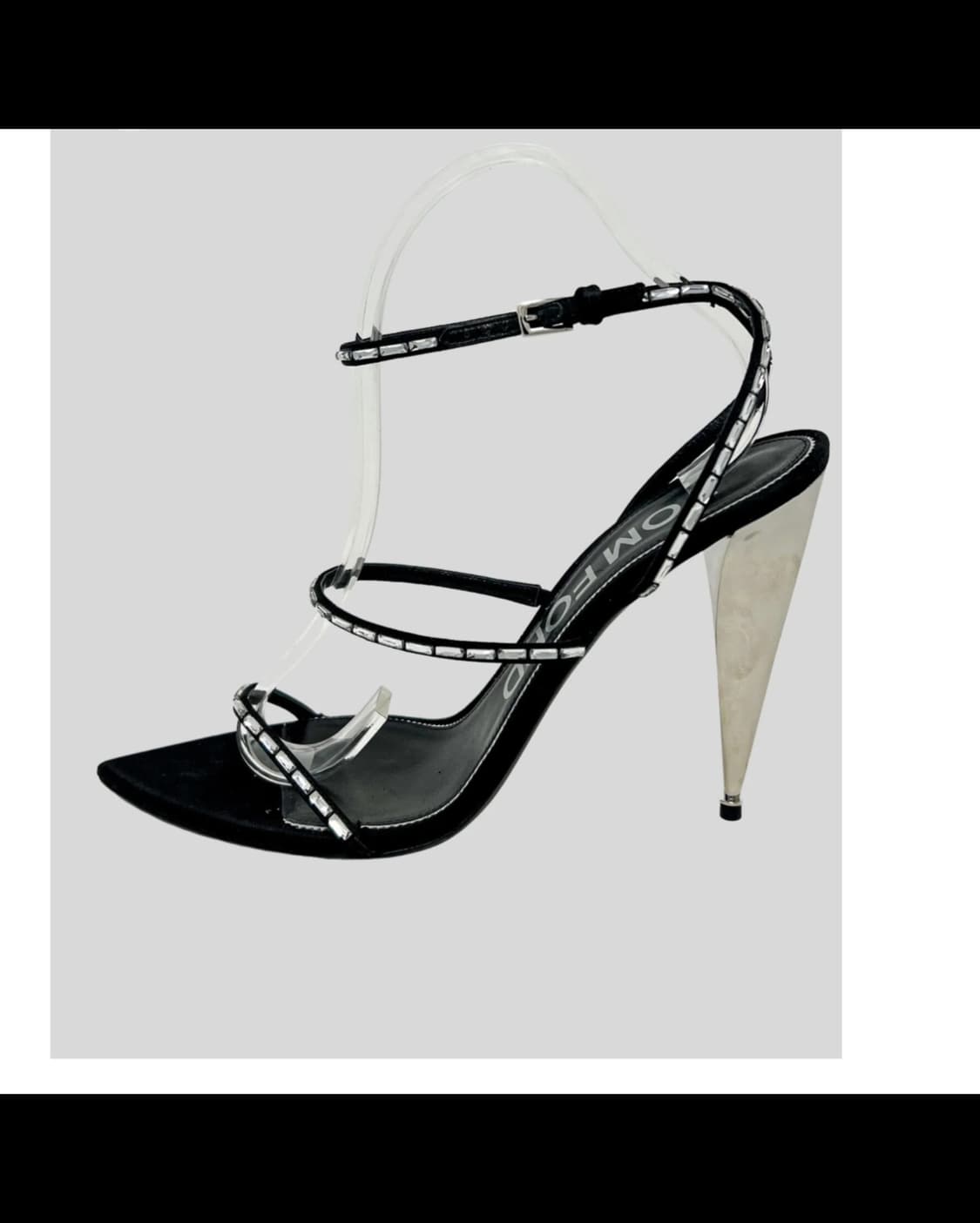 새상 갤러리아 구입 톰포드 스와로브스키 크리스탈 실크 힐 상품이미지5