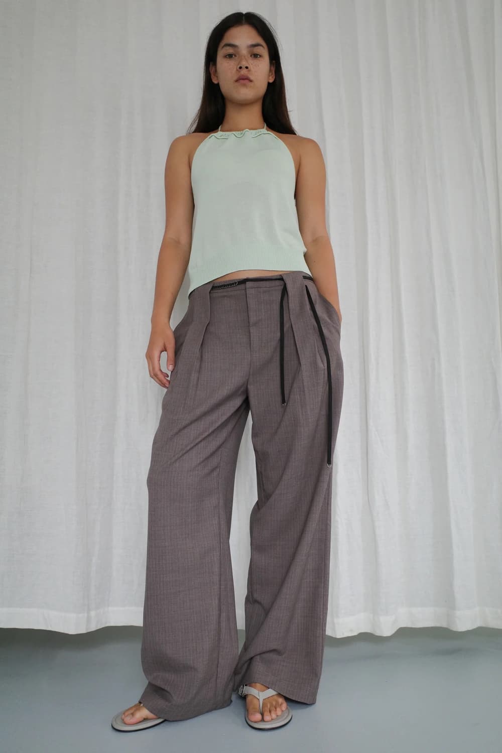deiji studio belt loop pant L 상품이미지2