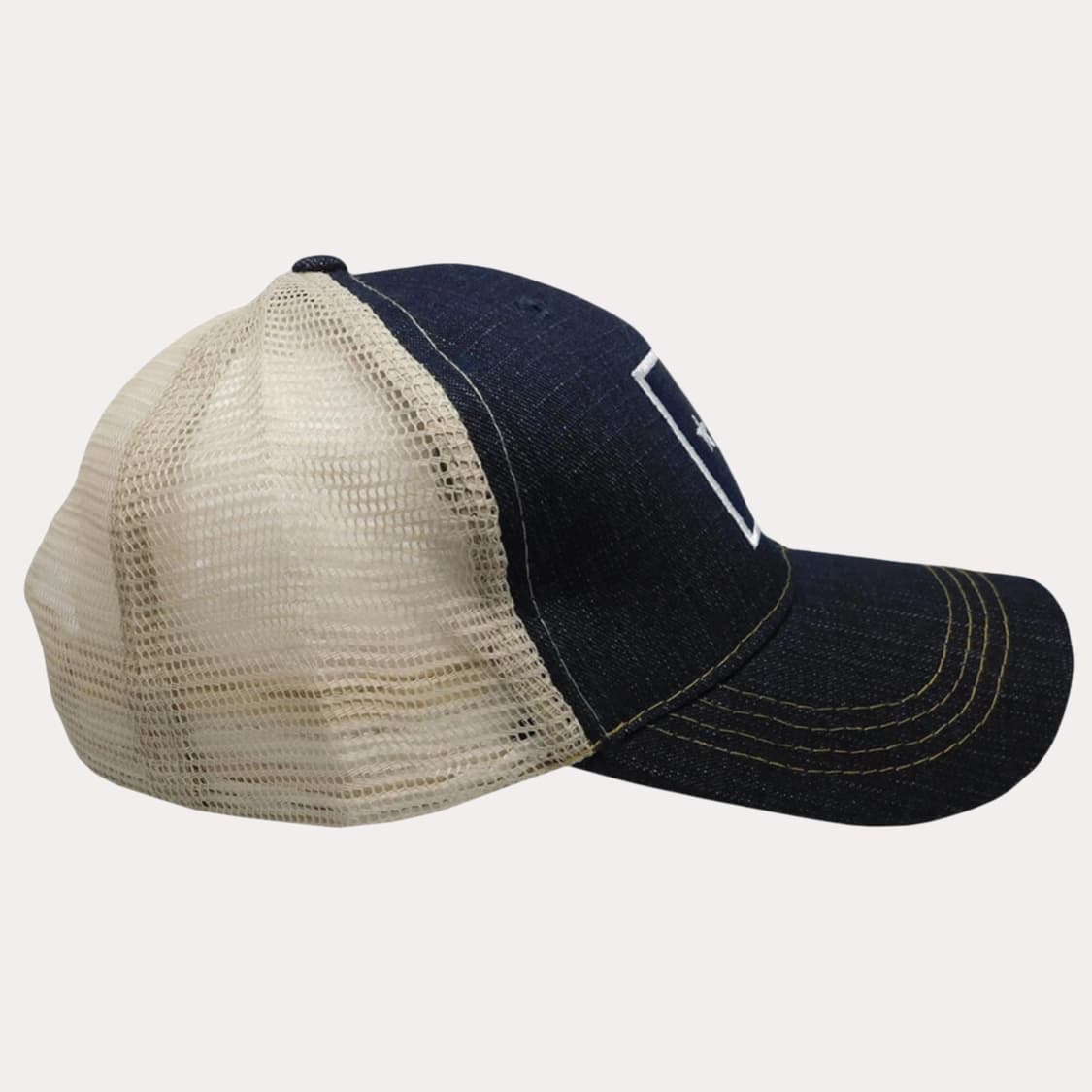 TEXAS Flag Patch Denim Mesh Trucker 상품이미지2