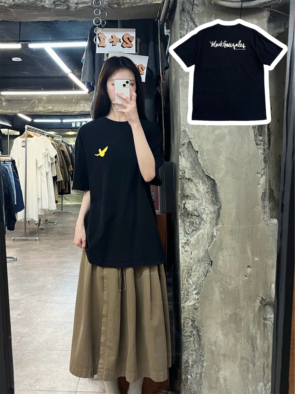 마크곤잘레스 반팔티 블랙 L #csz4122 상품이미지1