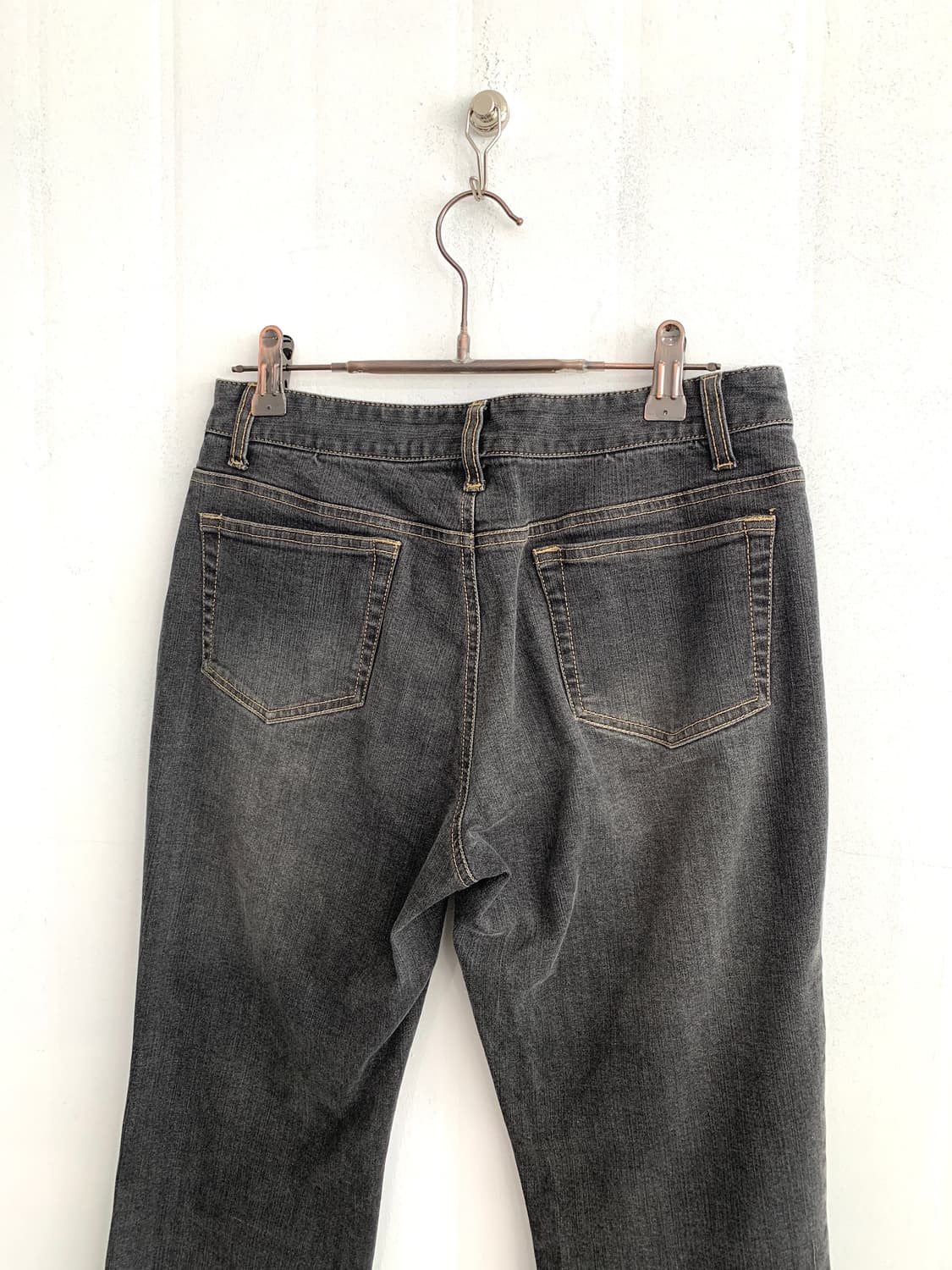 Flower Point Black Boots-cut Jeans 상품이미지10