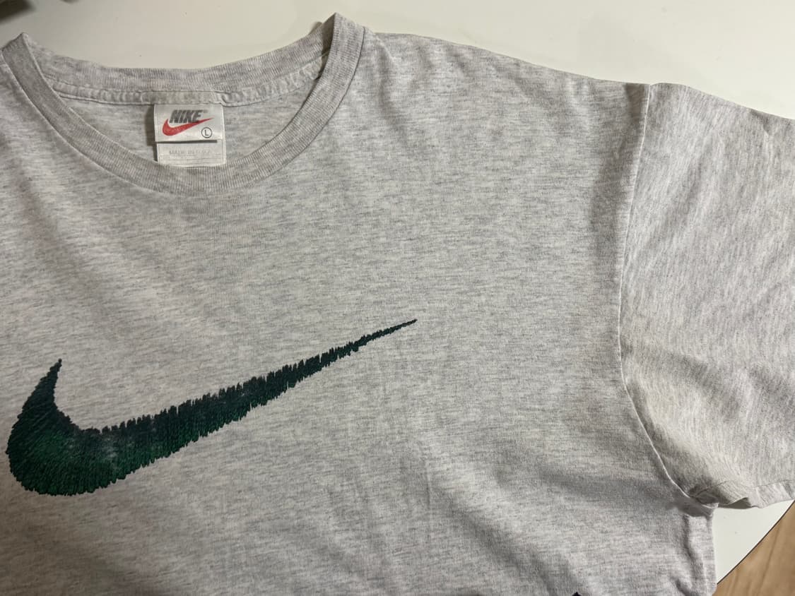 90s nike big swoosh 빈티지 티셔츠 L 상품이미지5