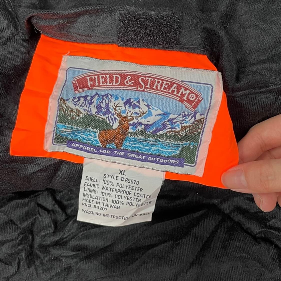 필드앤스트림 패턴 패딩 v0077 상품이미지8
