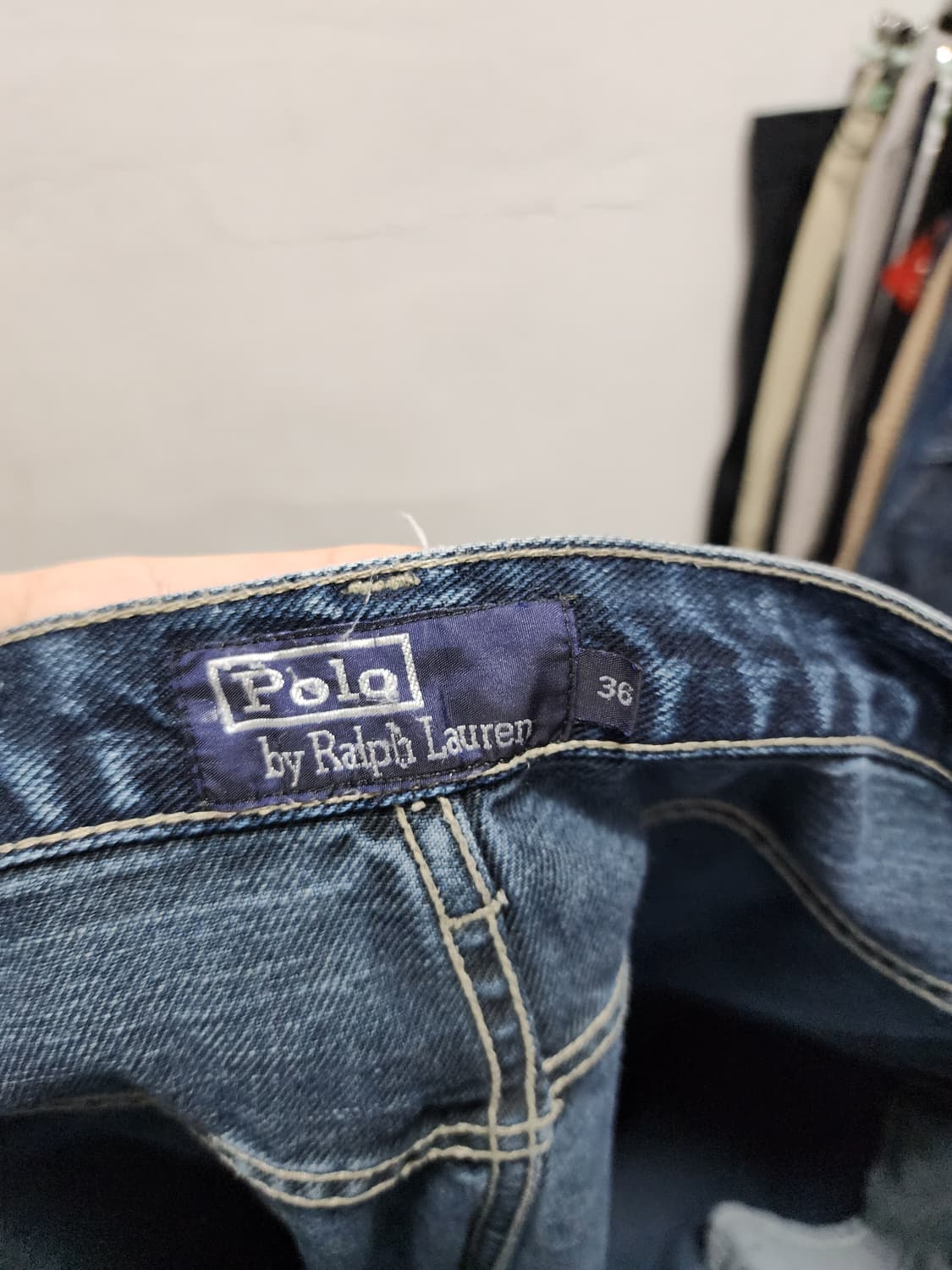 폴로 빈티지 와이드 청바지  상품이미지5