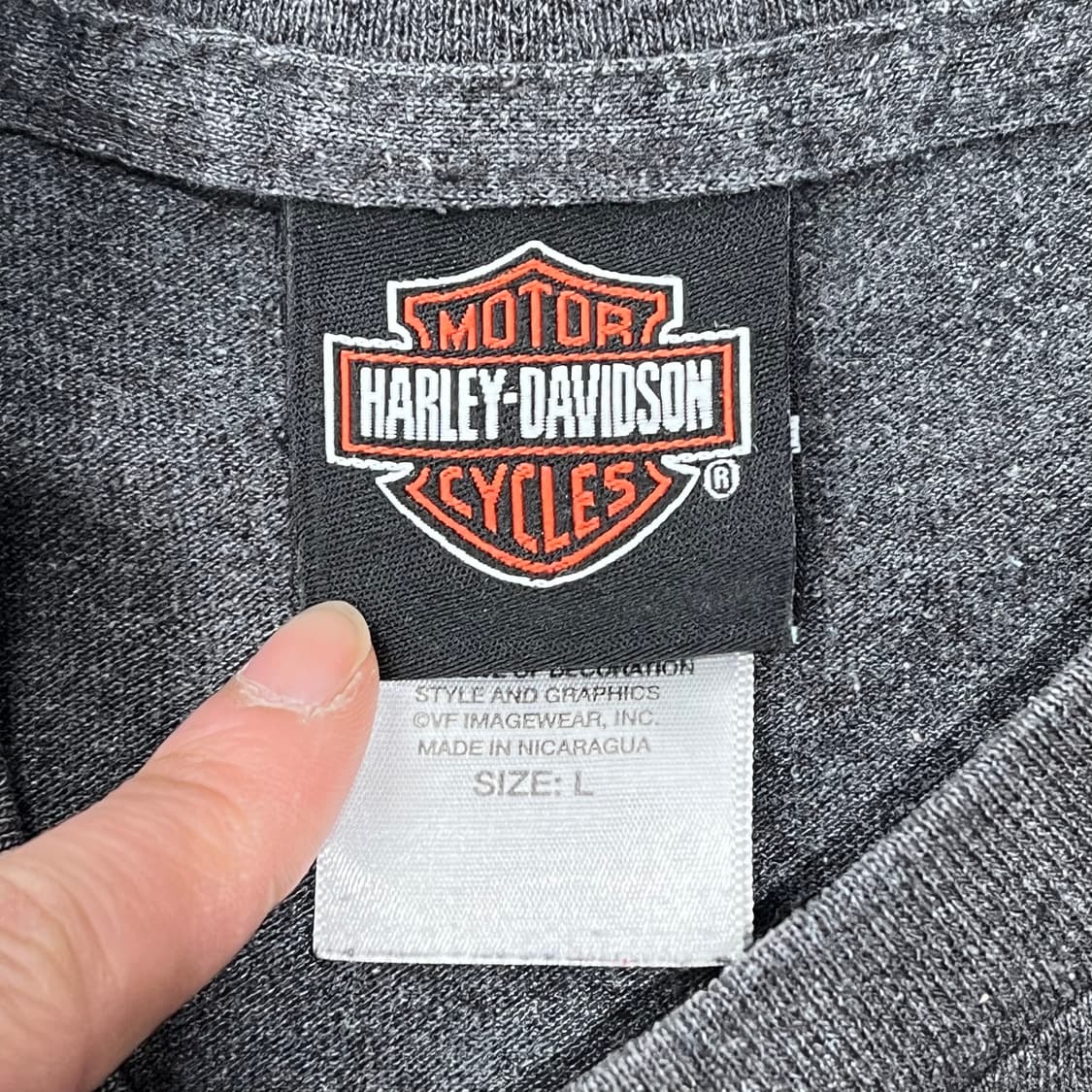 할리데이비슨 포켓 프린팅반팔티 s09907 상품이미지5