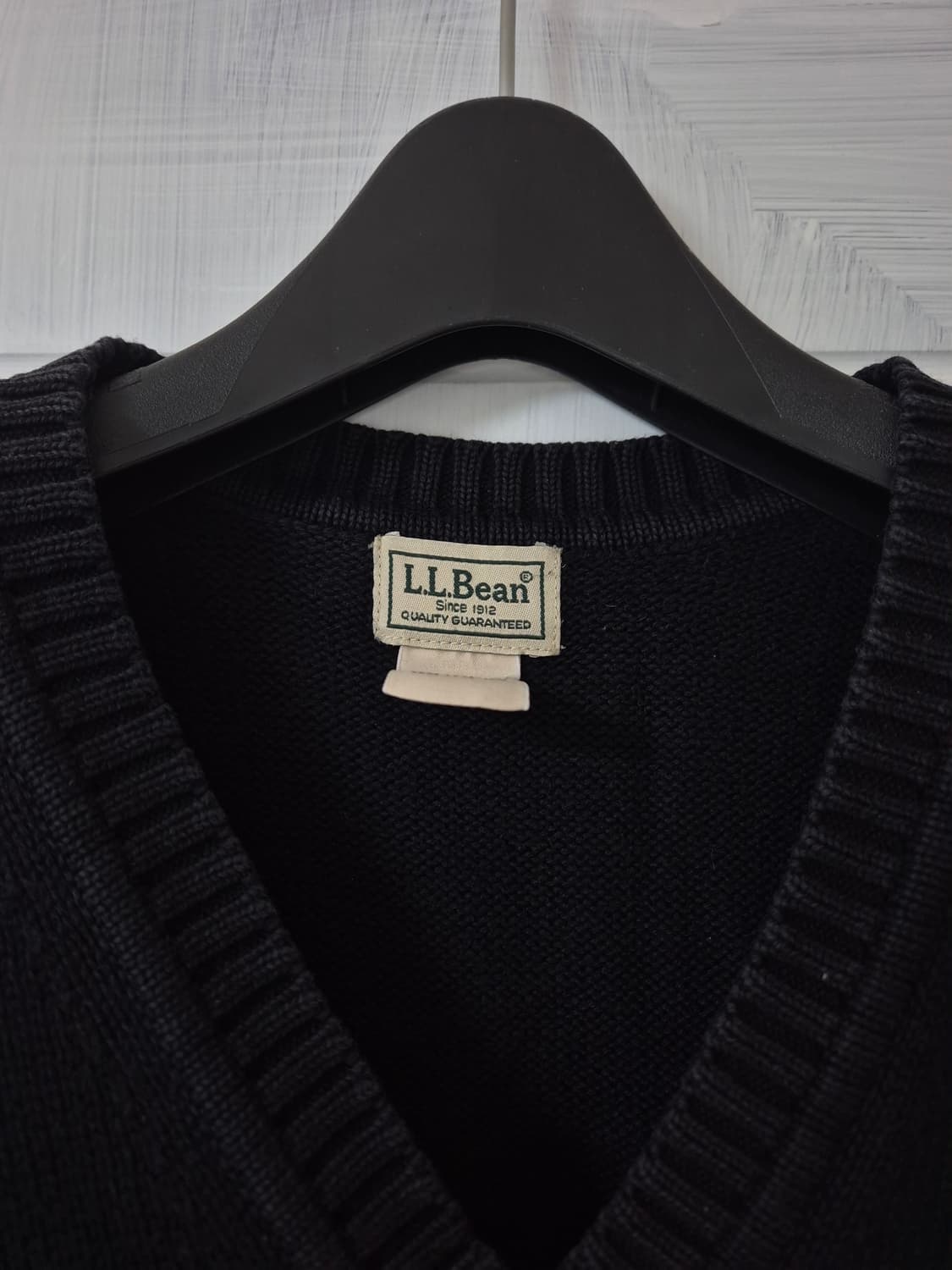 엘엘빈 니트 베스트 블랙 xl 상품이미지2