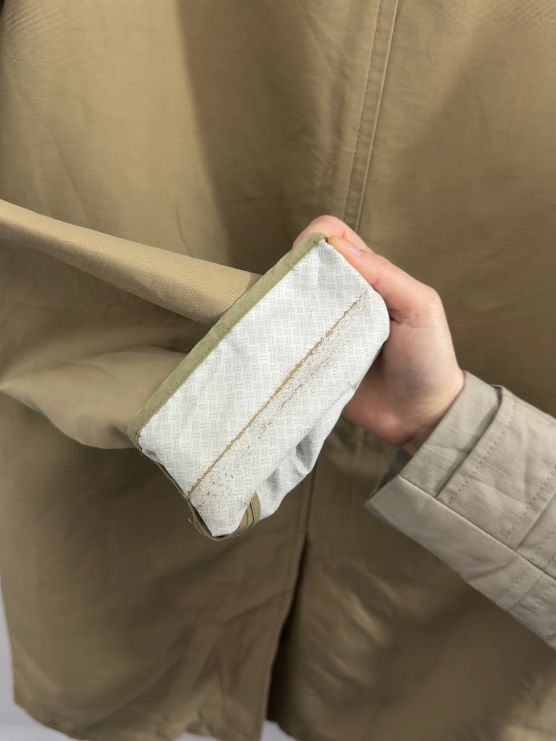 beams plus hood beige coat 상품이미지4