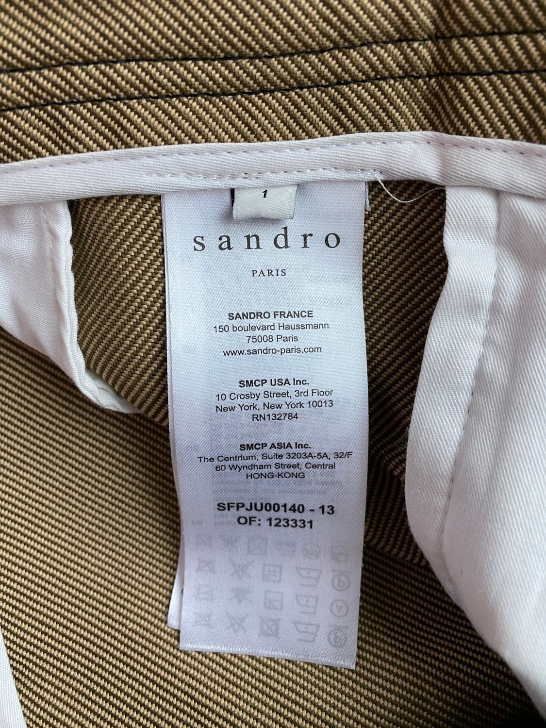 [새상품급] SANDRO 산드로 체크 스커트 (1) 상품이미지9