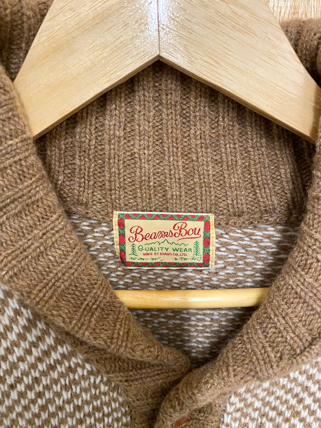 BEAMS BOY shawl collar cardigan 빔즈보이 숄카라 상품이미지5