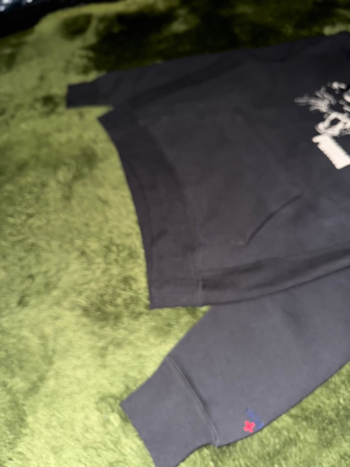 [M] NOAH 노아 x 푸마 헤비웨이트 그래픽 프린트 로고 후디 블랙 상품이미지5