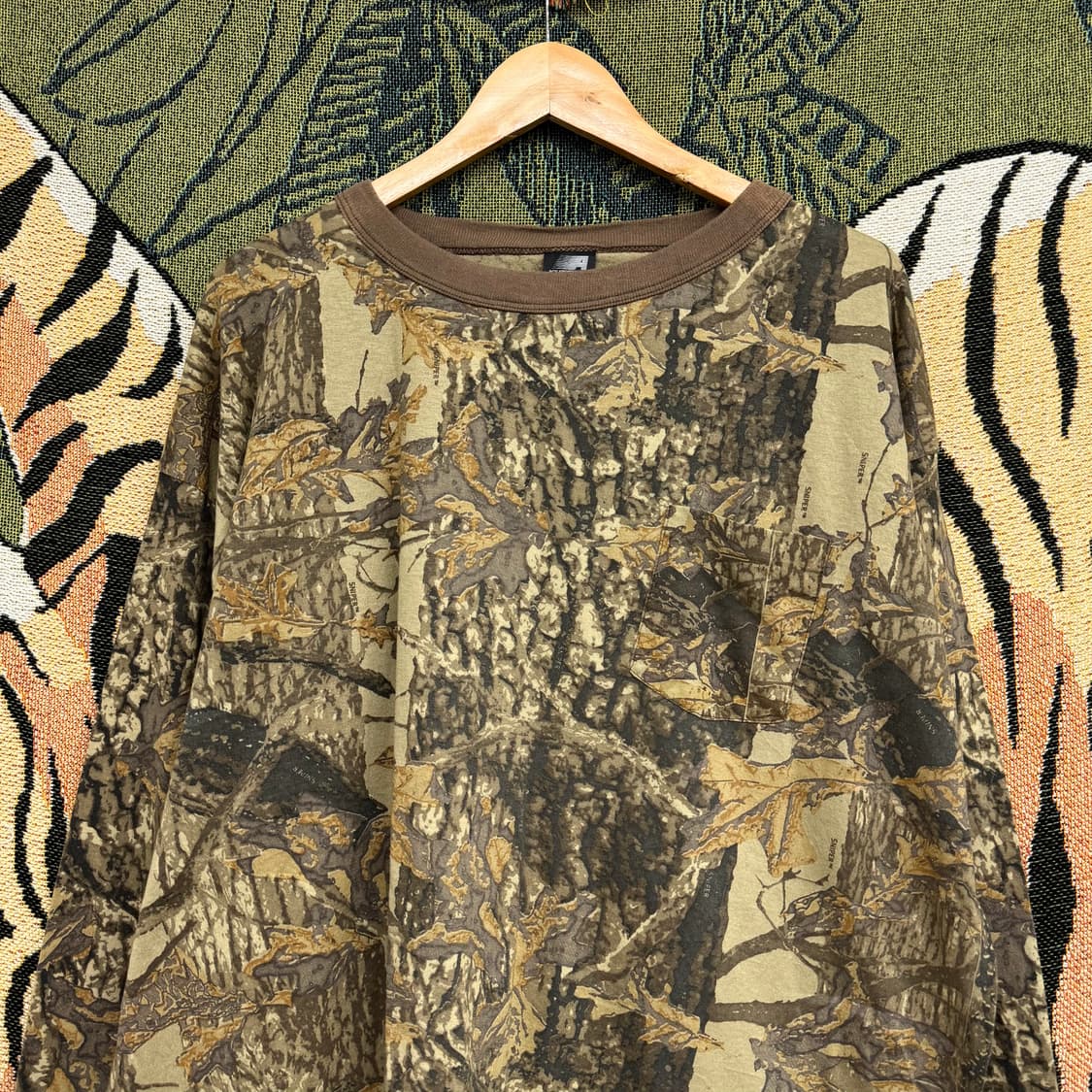 90s USA made 리얼트리 롱슬리브 티셔츠 (XL)   상품이미지2