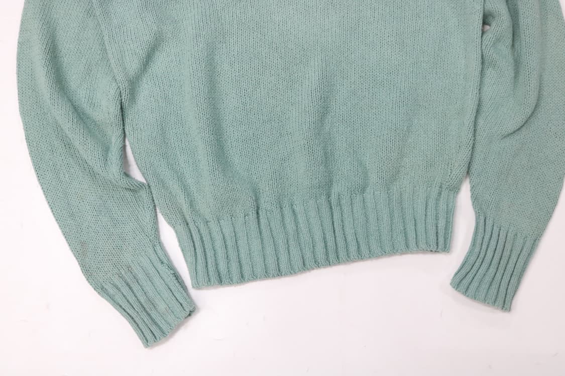 폴로 랄프로렌 민트 빈티지 포니 자수 코튼 니트 (M) 상품이미지9