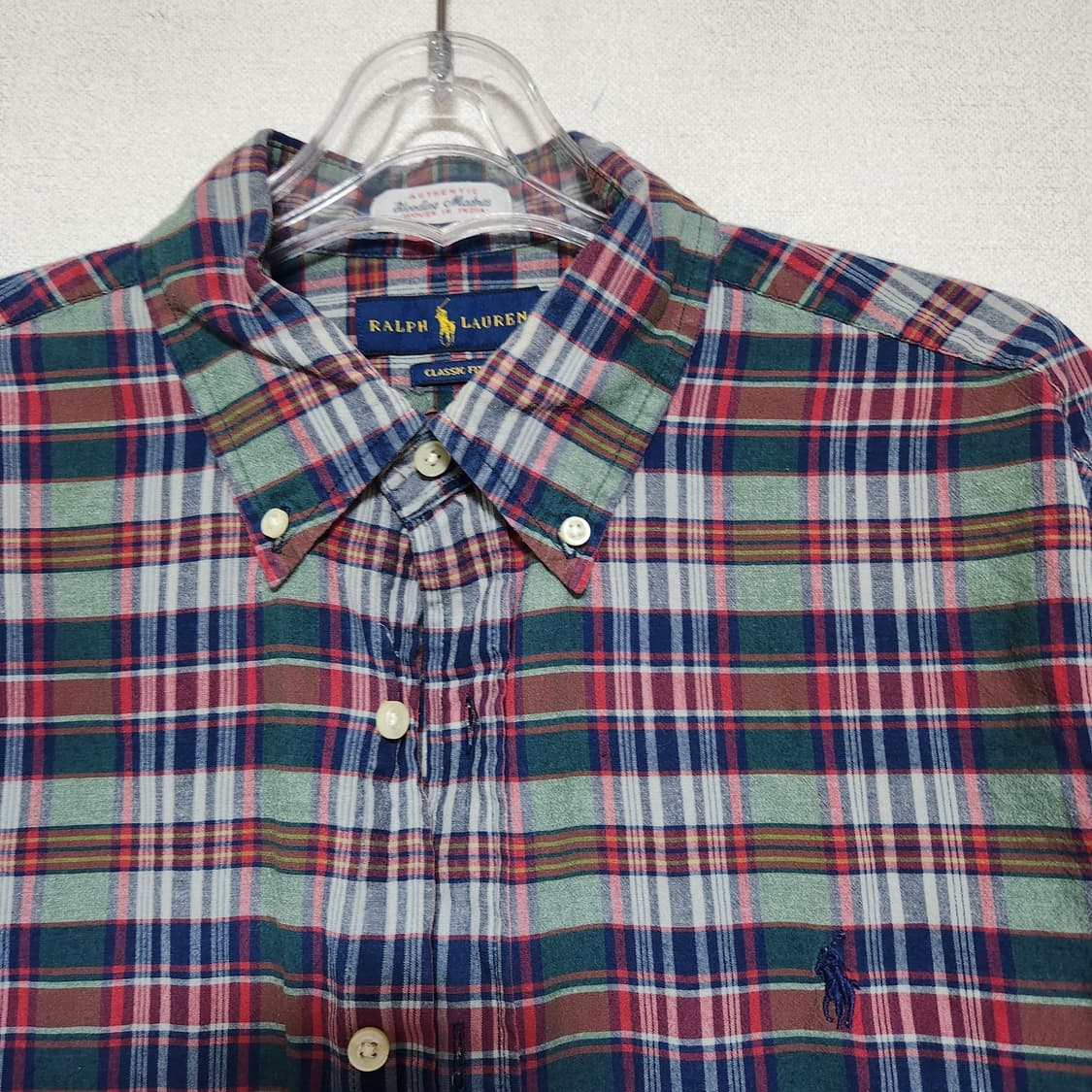 폴로랄프로렌 체크 남방 남LG 상품이미지3