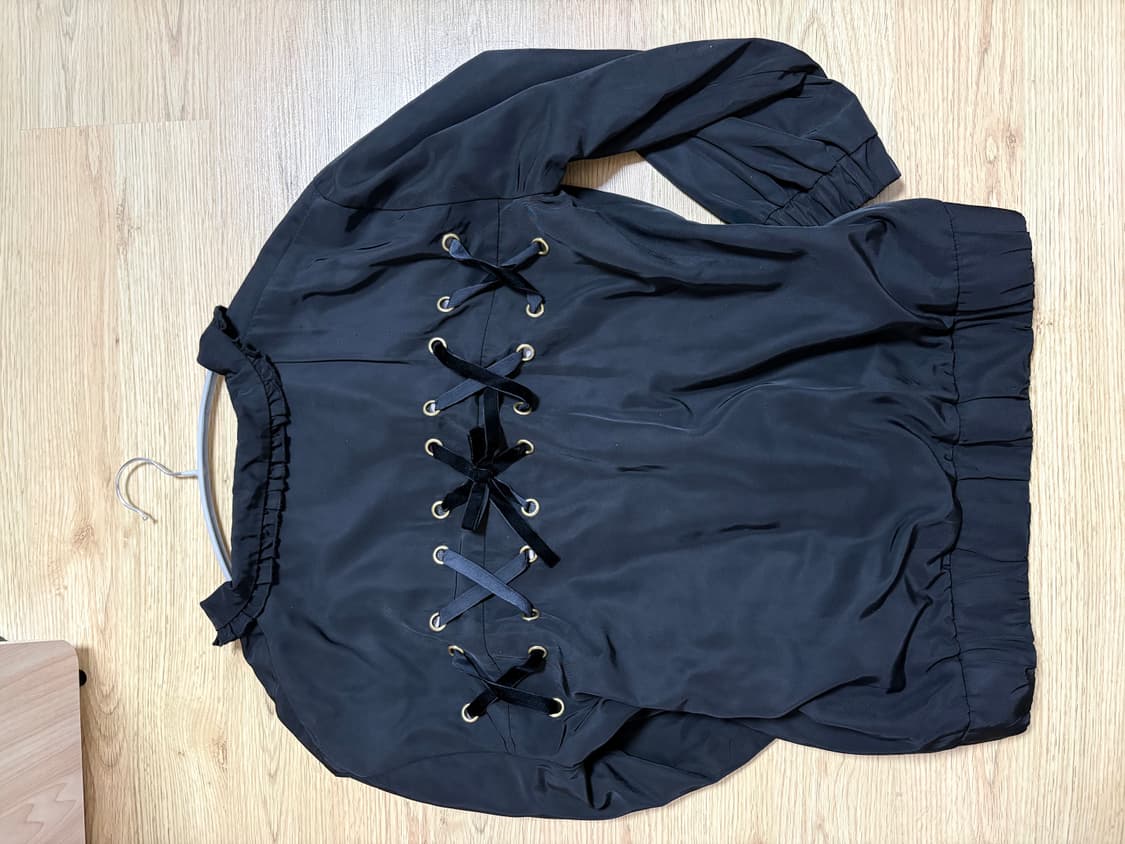 리즈리사 아우터 프릴 리본 스터드 포인트 상품이미지5