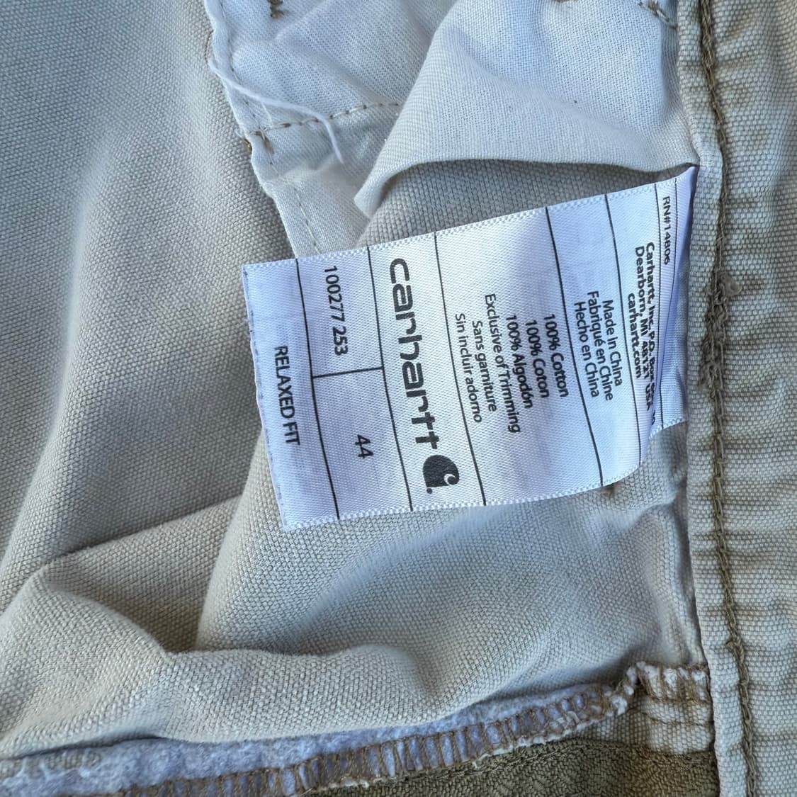 [Carhartt] 칼하트 카펜터 워크팬츠 반바지 c-24 상품이미지4