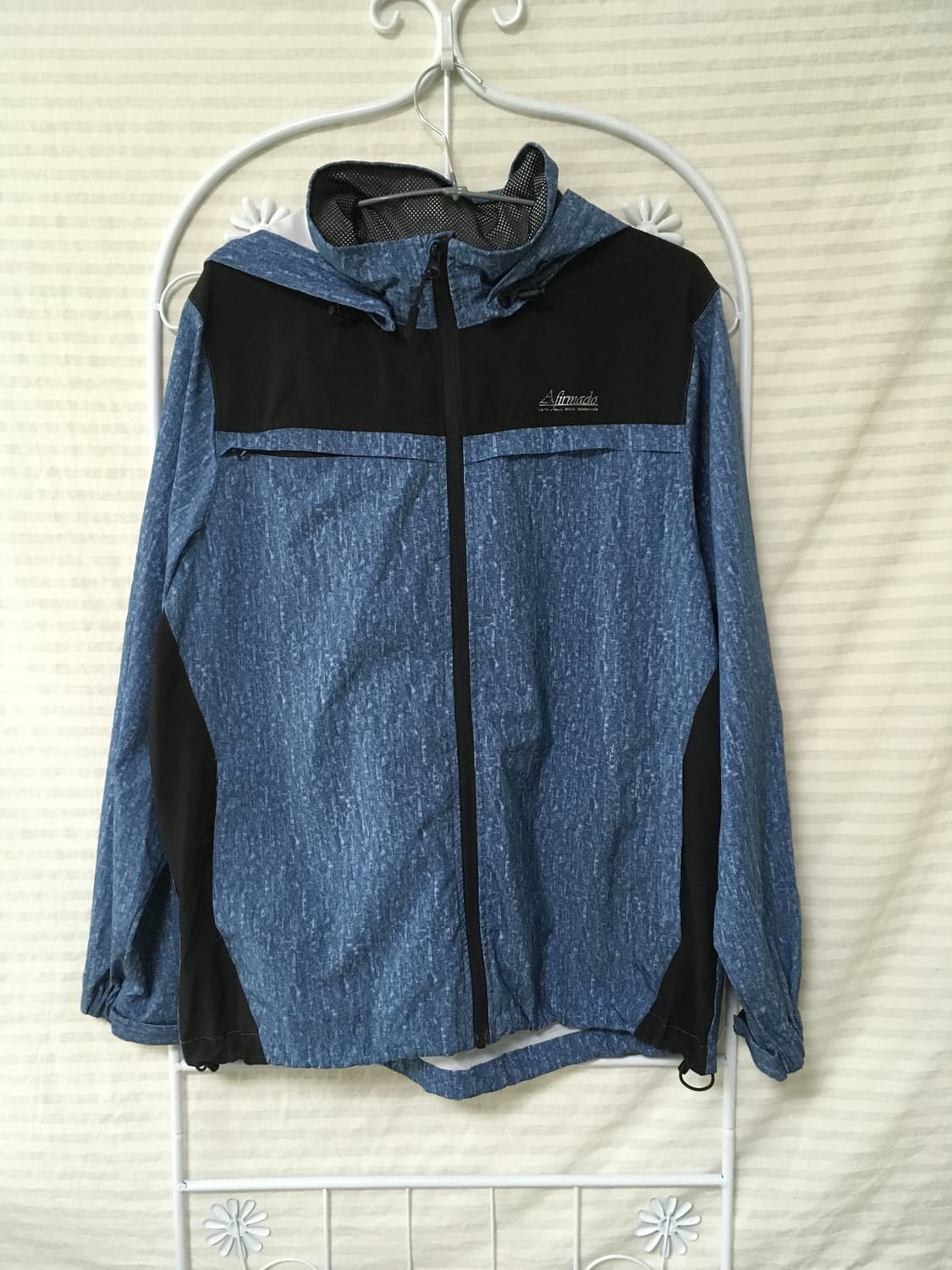 빈티지 블루 윈터 바람막이 y2k 스트릿 갸루 펑키 일본빈티지635  상품이미지1