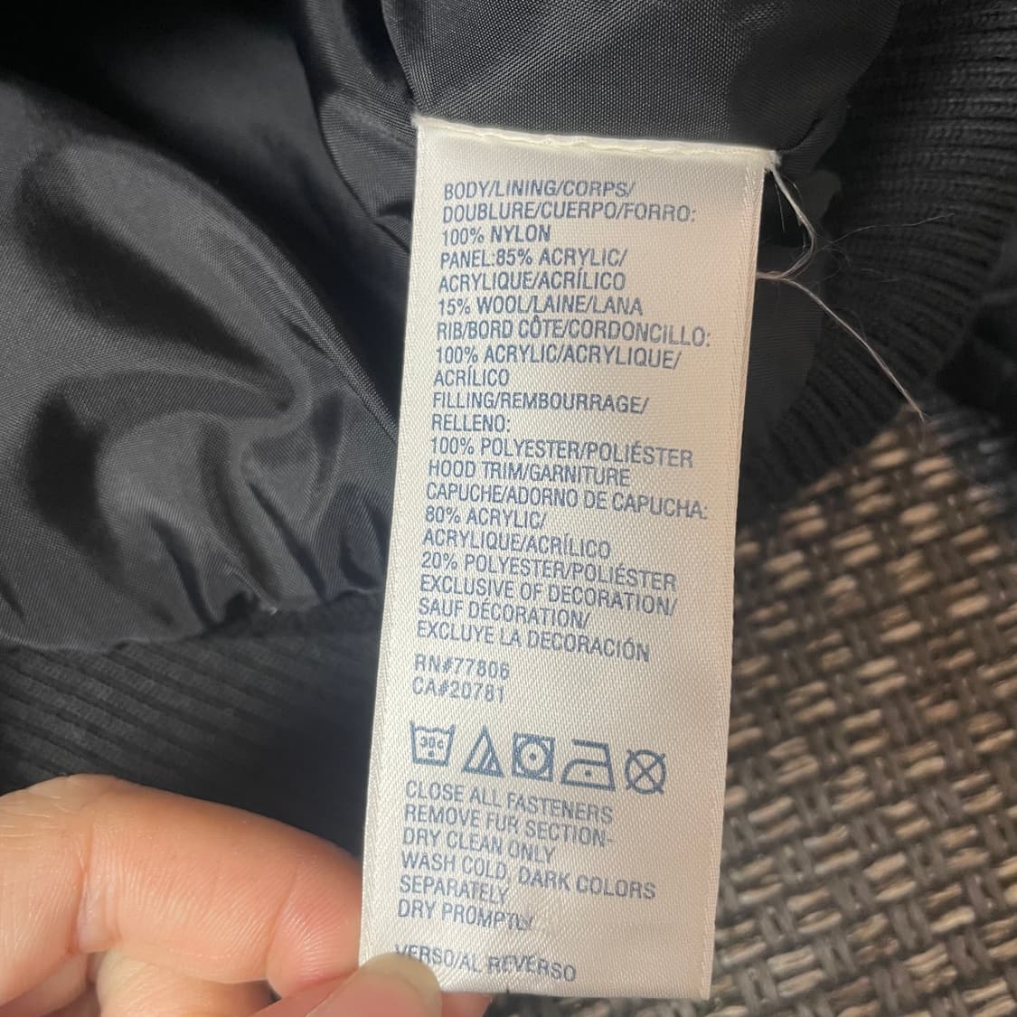 타미걸 Y2K 니트로고 푸퍼 자켓 M 상품이미지5