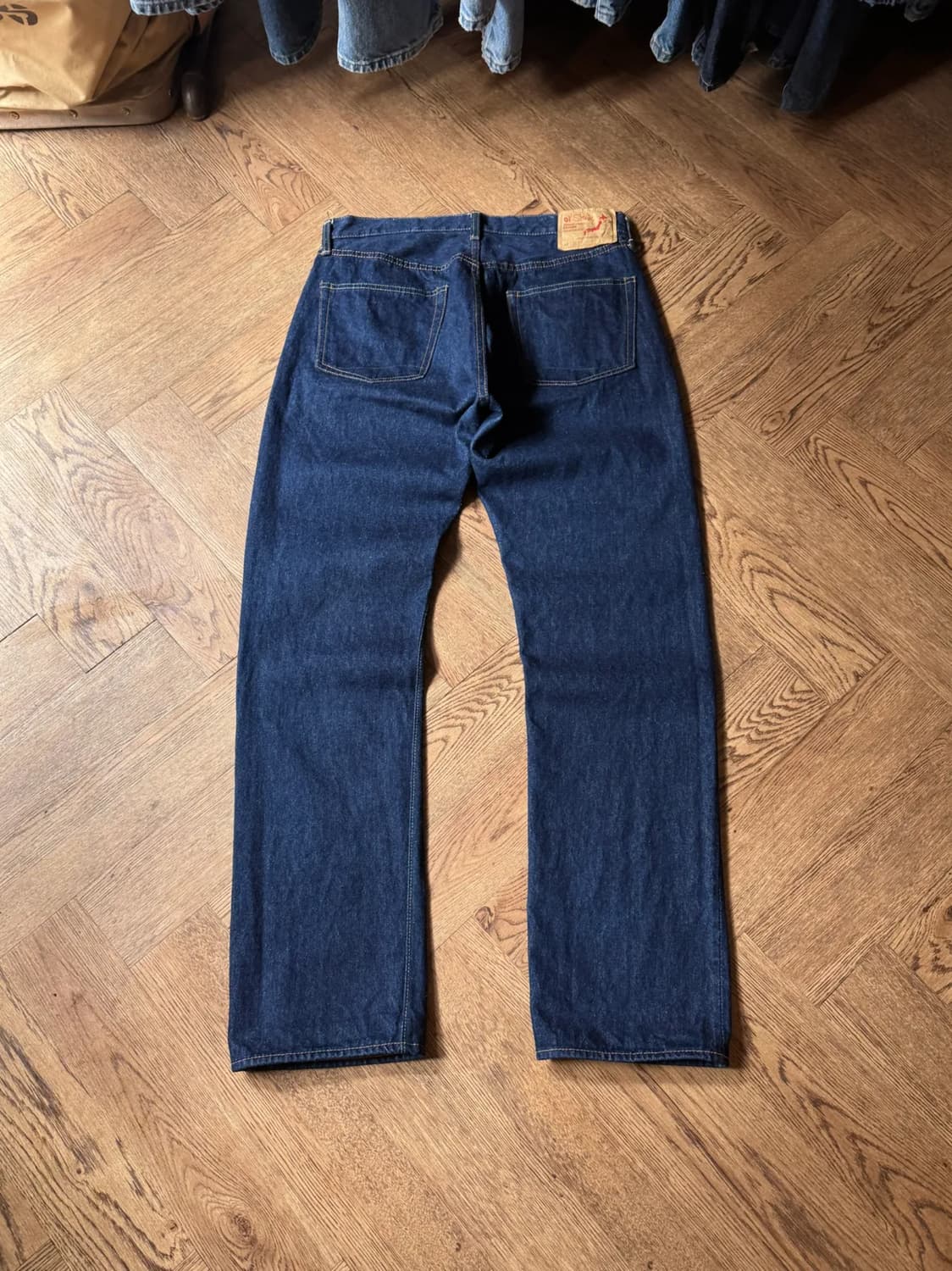 [32]Orslow 105 오어슬로우 재팬메이드 셀비지 데님 팬츠 상품이미지1