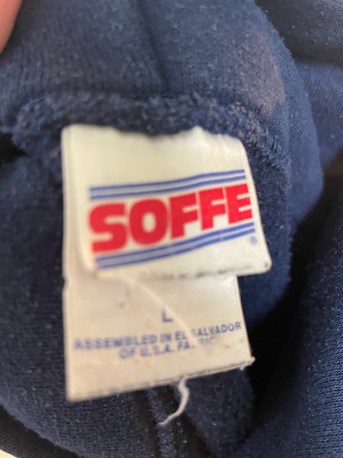 SOFFE AIR FORCE 네이비 후드티 L 상품이미지3