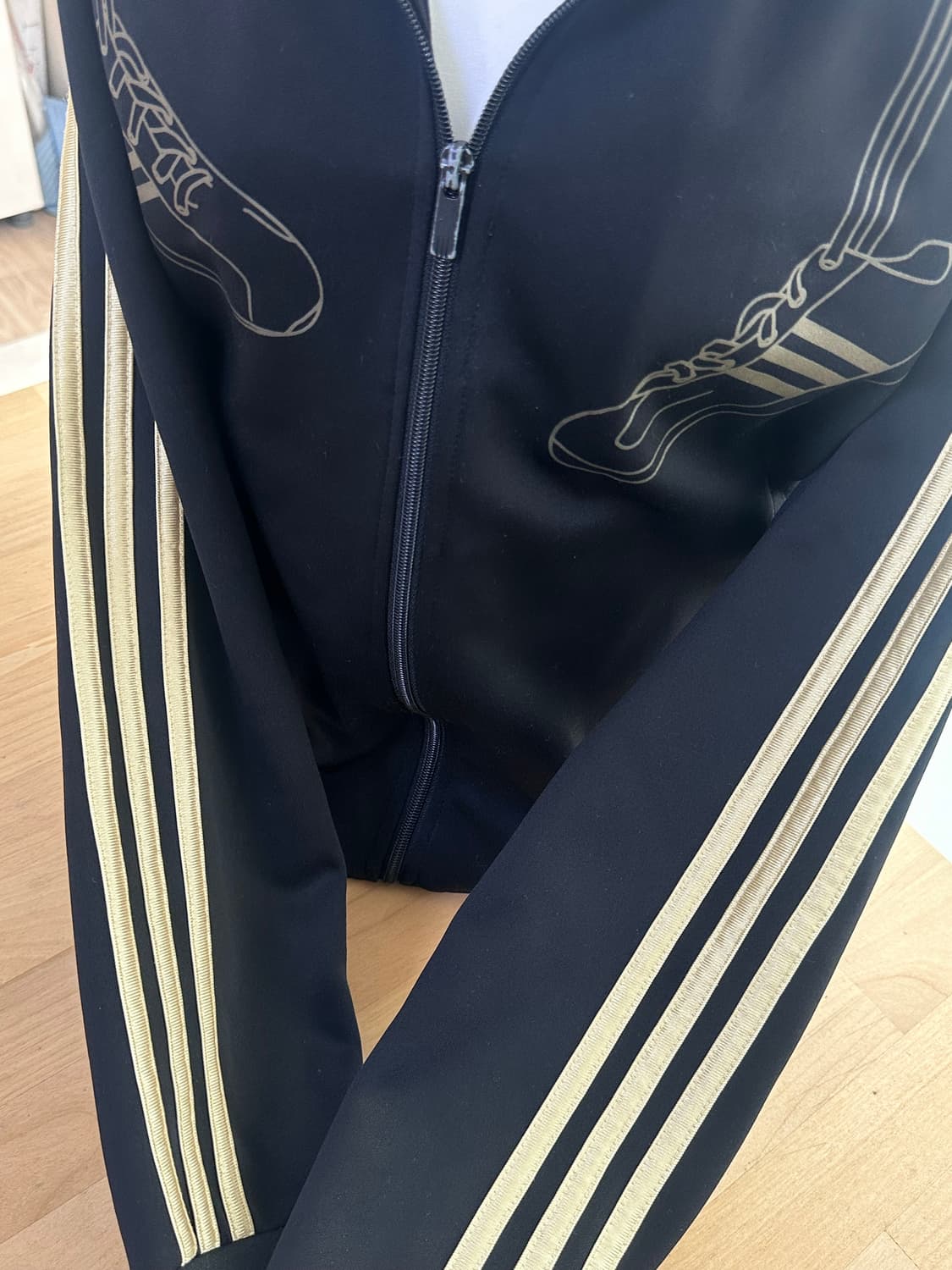 아디다스 초희귀 골드 금장 블랙 트랙탑 져지 오네갸루 stc 솜 이코 상품이미지6